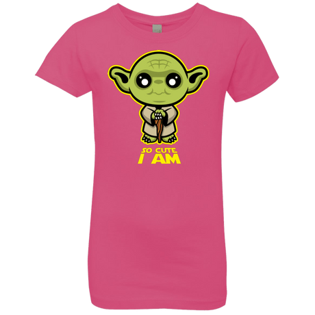 T-Shirts Hot Pink / YXS So Cute I Am Girls Premium T-Shirt