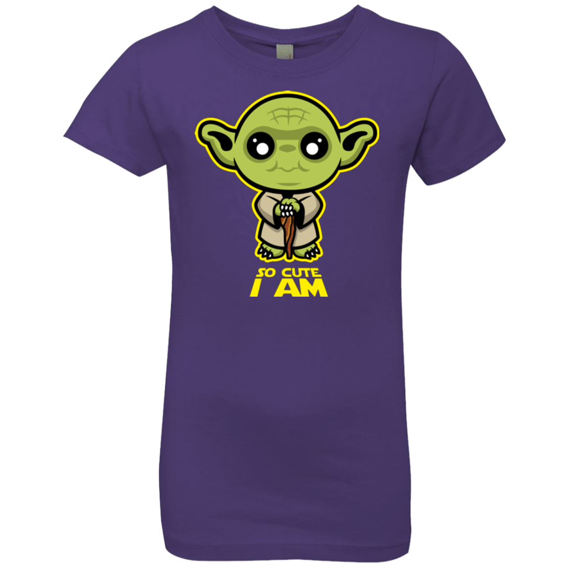 T-Shirts Purple Rush / YXS So Cute I Am Girls Premium T-Shirt