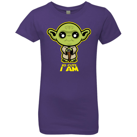 T-Shirts Purple Rush / YXS So Cute I Am Girls Premium T-Shirt