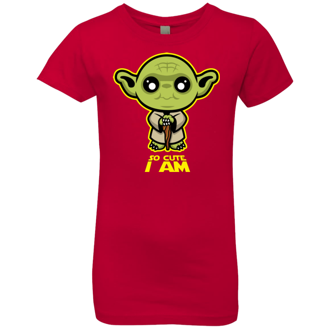 T-Shirts Red / YXS So Cute I Am Girls Premium T-Shirt