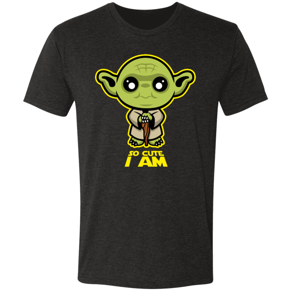 T-Shirts Vintage Black / S So Cute I Am Men's Triblend T-Shirt