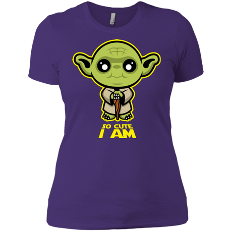 T-Shirts Purple / X-Small So Cute I Am Women's Premium T-Shirt