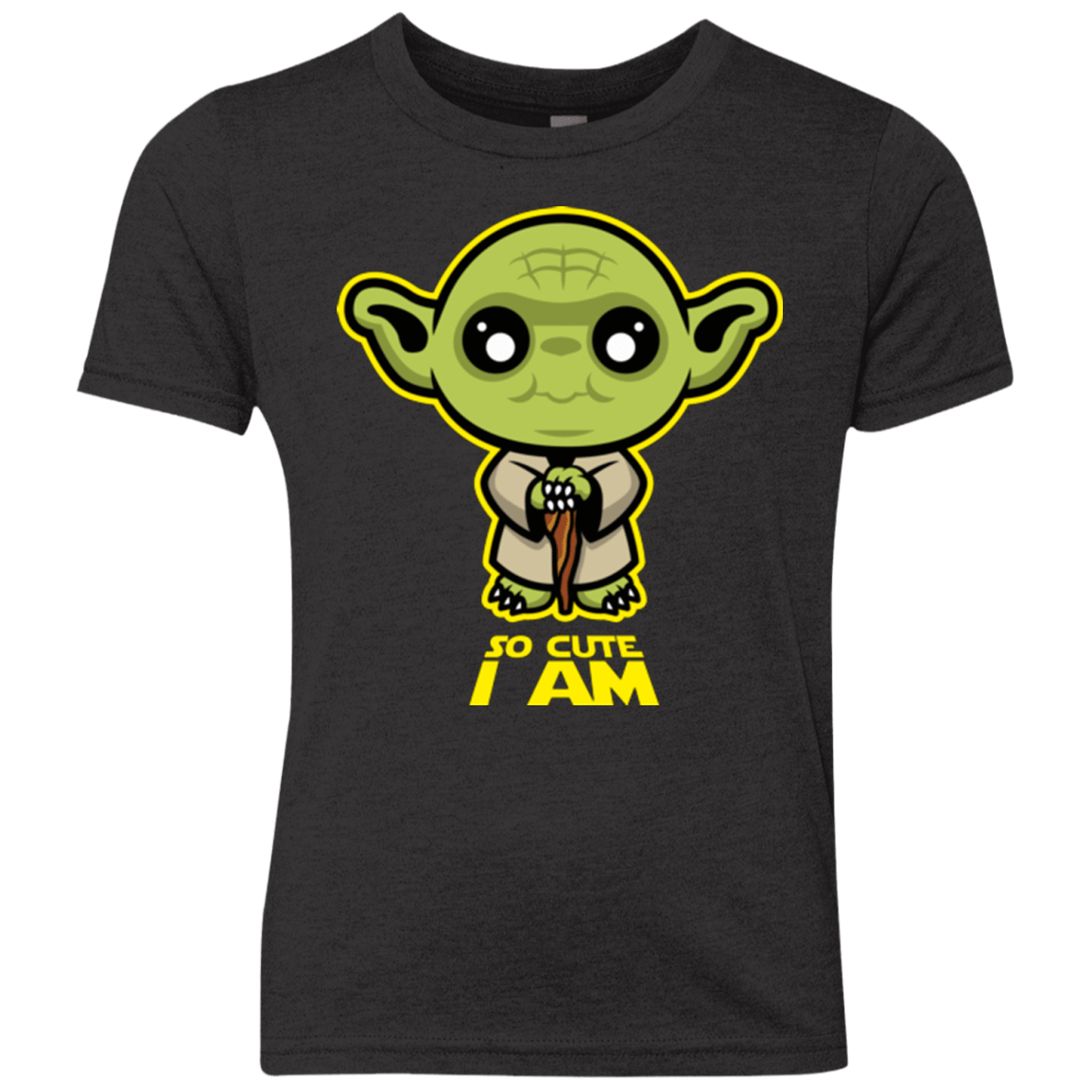 T-Shirts Vintage Black / YXS So Cute I Am Youth Triblend T-Shirt