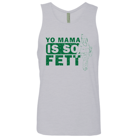 T-Shirts Heather Grey / Small So Fett Men's Premium Tank Top