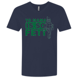 T-Shirts Midnight Navy / X-Small So Fett Men's Premium V-Neck