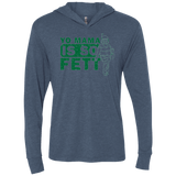 T-Shirts Indigo / X-Small So Fett Triblend Long Sleeve Hoodie Tee