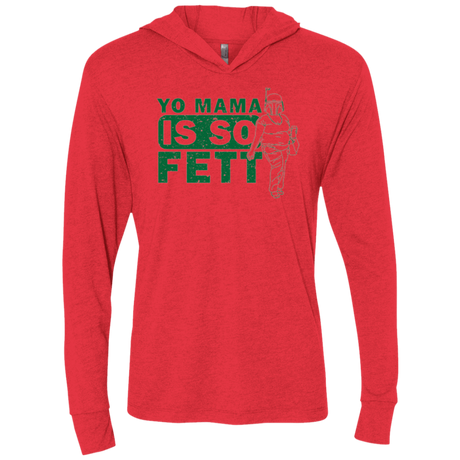 T-Shirts Vintage Red / X-Small So Fett Triblend Long Sleeve Hoodie Tee