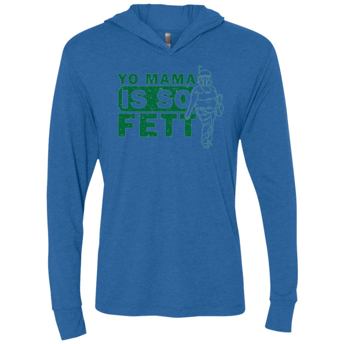 T-Shirts Vintage Royal / X-Small So Fett Triblend Long Sleeve Hoodie Tee