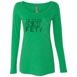 T-Shirts Envy / Small So Fett Women's Triblend Long Sleeve Shirt