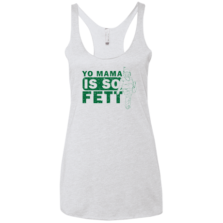 T-Shirts Heather White / X-Small So Fett Women's Triblend Racerback Tank