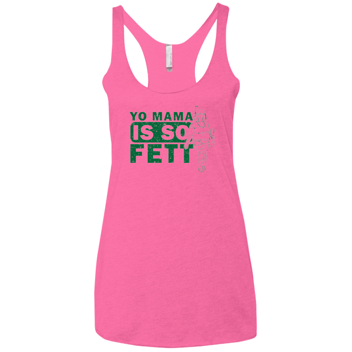 T-Shirts Vintage Pink / X-Small So Fett Women's Triblend Racerback Tank