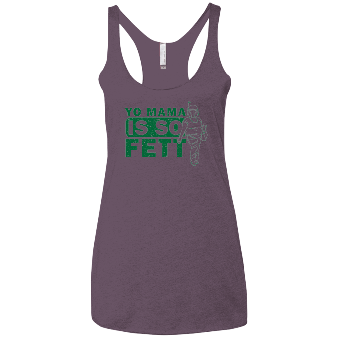 T-Shirts Vintage Purple / X-Small So Fett Women's Triblend Racerback Tank