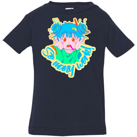 T-Shirts Navy / 6 Months So many work! Infant Premium T-Shirt