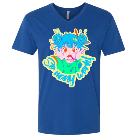 T-Shirts Royal / X-Small So many work! Men's Premium V-Neck