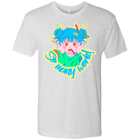 T-Shirts Heather White / S So many work! Men's Triblend T-Shirt