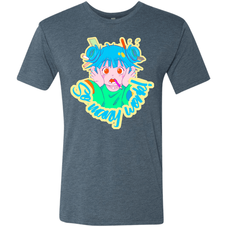 T-Shirts Indigo / S So many work! Men's Triblend T-Shirt