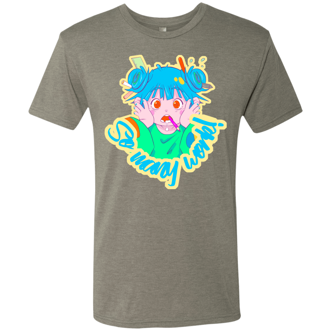T-Shirts Venetian Grey / S So many work! Men's Triblend T-Shirt