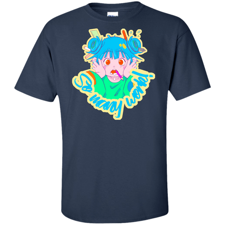 T-Shirts Navy / XLT So many work! Tall T-Shirt