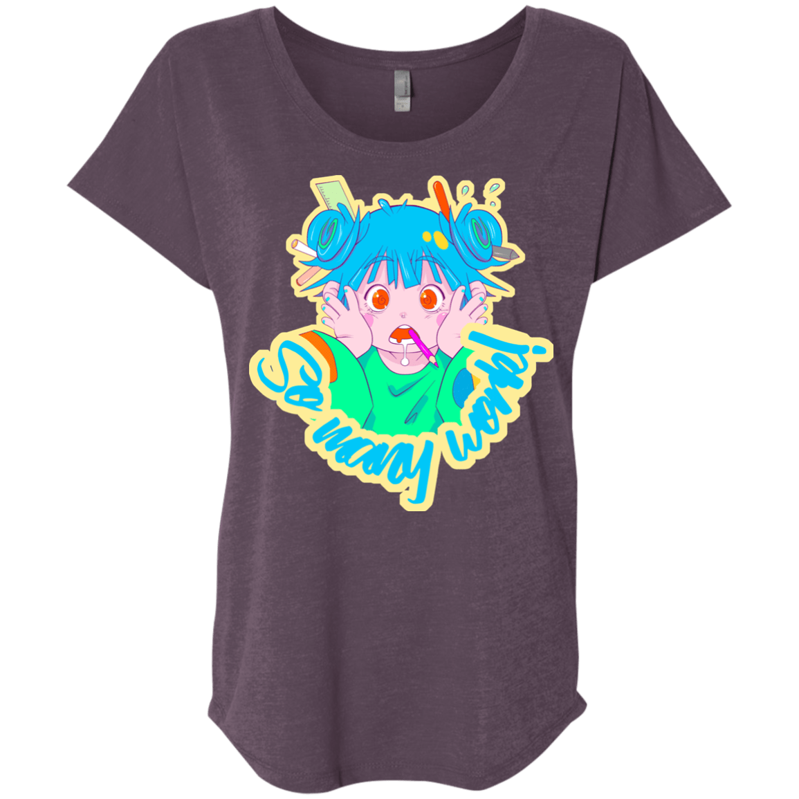 So many work! Triblend Dolman Sleeve