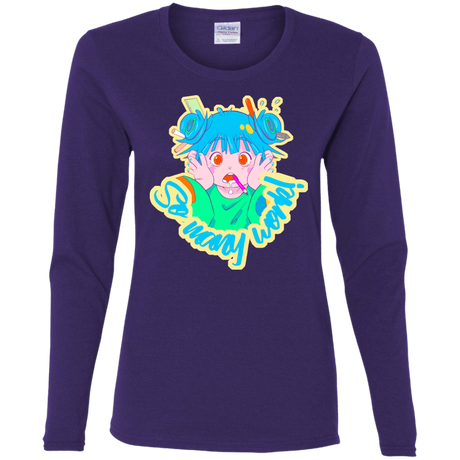 T-Shirts Purple / S So many work! Women's Long Sleeve T-Shirt