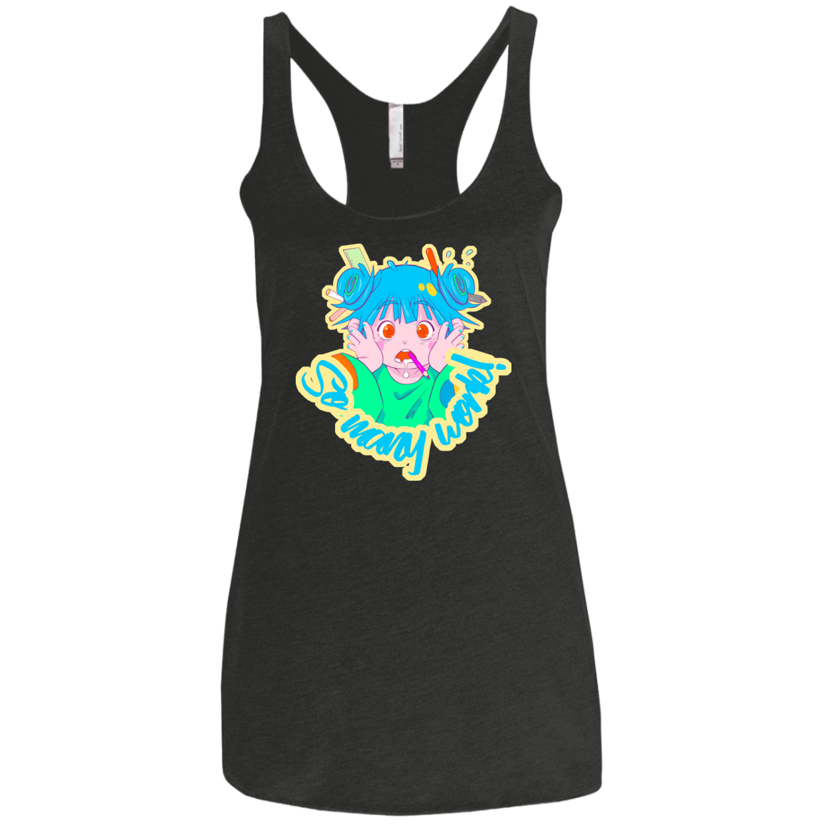 So many work! Women's Triblend Racerback Tank