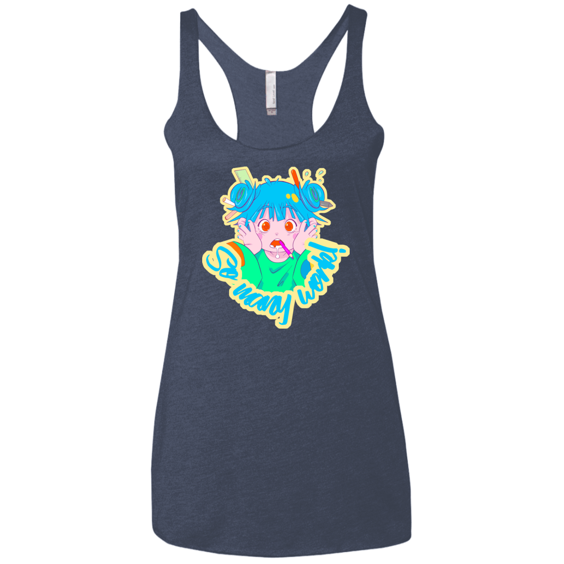 So many work! Women's Triblend Racerback Tank