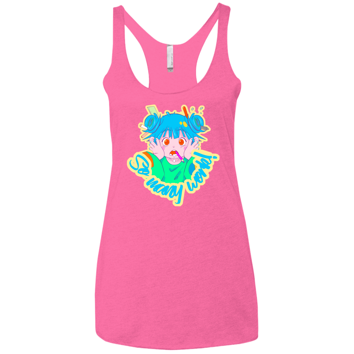 So many work! Women's Triblend Racerback Tank