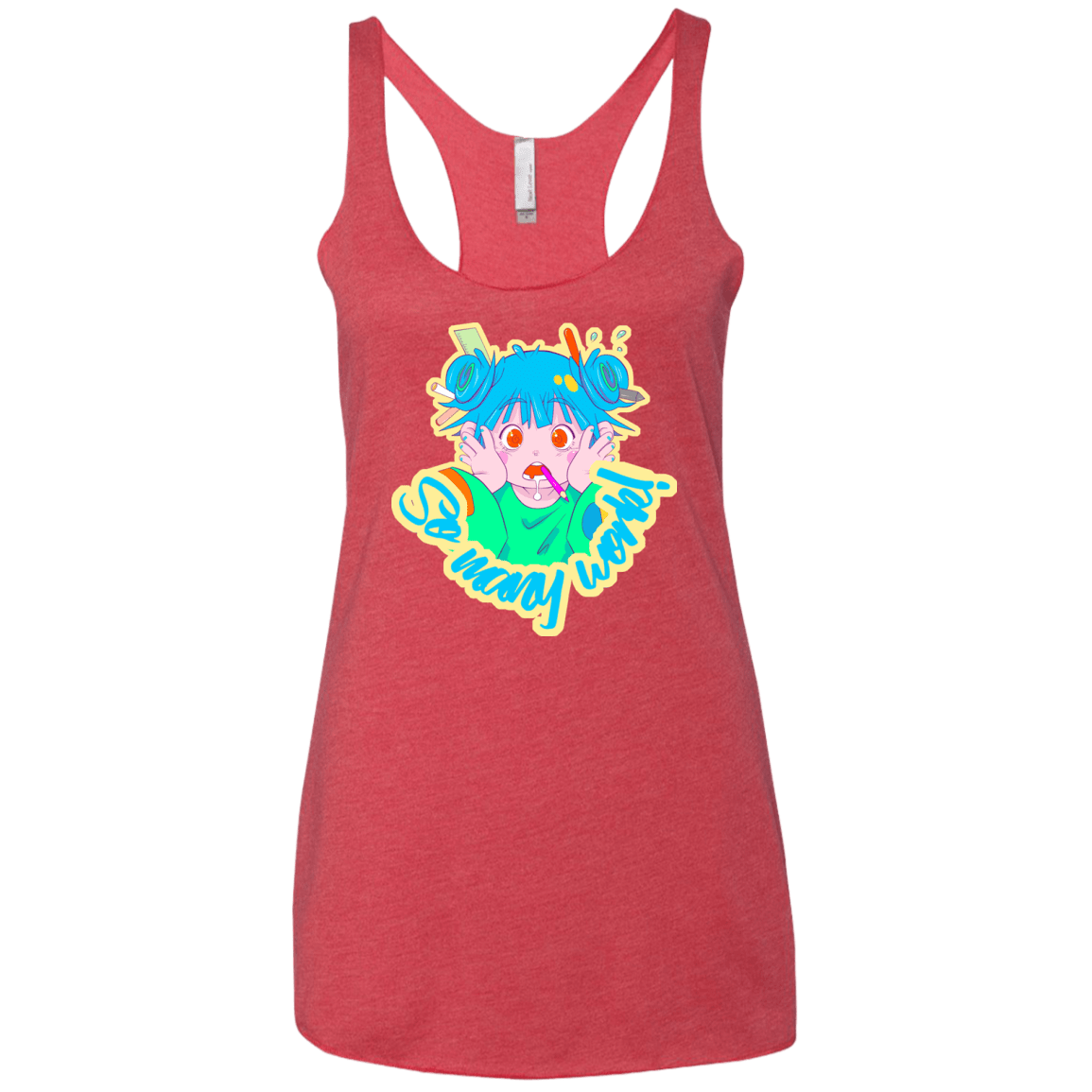 So many work! Women's Triblend Racerback Tank