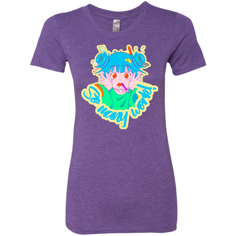 T-Shirts Purple Rush / S So many work! Women's Triblend T-Shirt