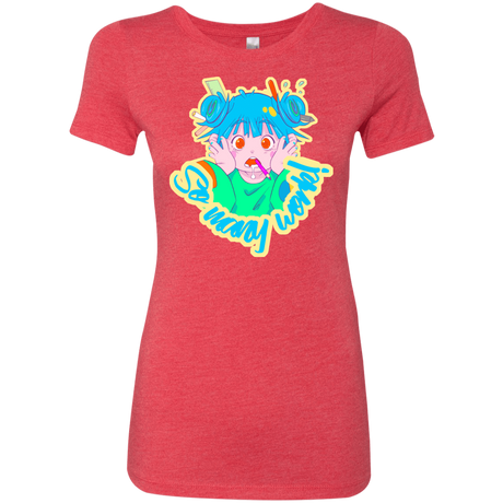T-Shirts Vintage Red / S So many work! Women's Triblend T-Shirt
