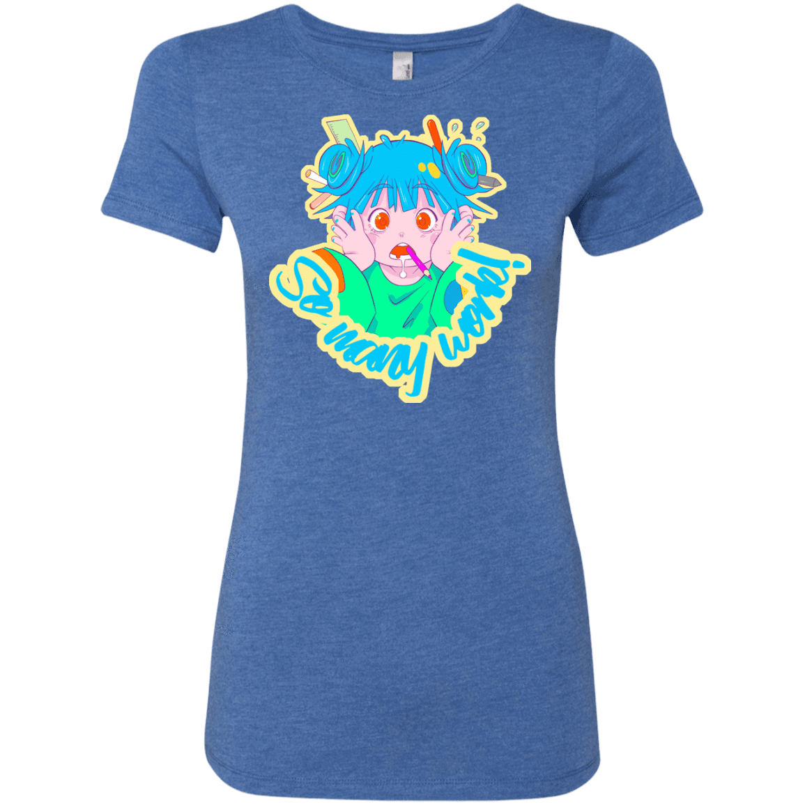 T-Shirts Vintage Royal / S So many work! Women's Triblend T-Shirt