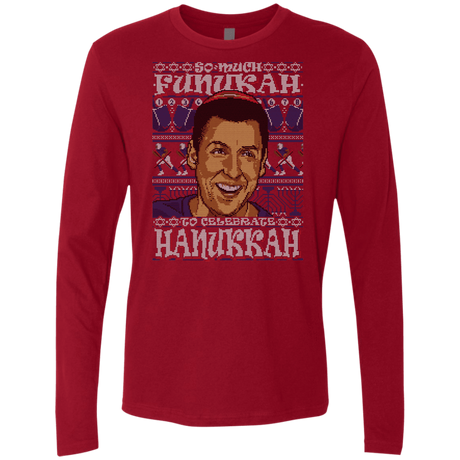T-Shirts Cardinal / Small SO MUCH FUNUKAH Men's Premium Long Sleeve