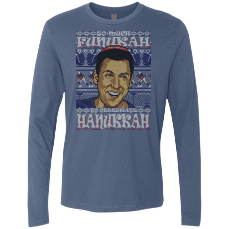 T-Shirts Indigo / Small SO MUCH FUNUKAH Men's Premium Long Sleeve