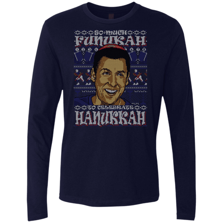 T-Shirts Midnight Navy / Small SO MUCH FUNUKAH Men's Premium Long Sleeve