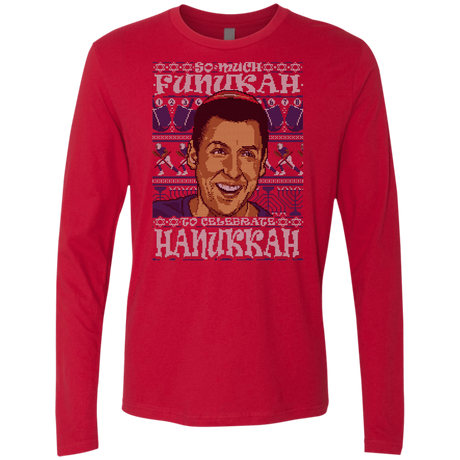 T-Shirts Red / Small SO MUCH FUNUKAH Men's Premium Long Sleeve