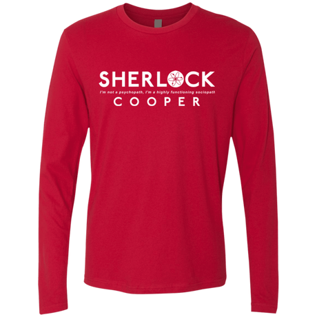 T-Shirts Red / Small Sociopaths Men's Premium Long Sleeve