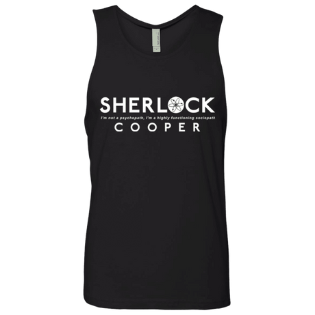 T-Shirts Black / Small Sociopaths Men's Premium Tank Top