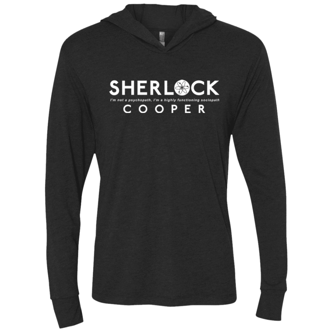 T-Shirts Vintage Black / X-Small Sociopaths Triblend Long Sleeve Hoodie Tee