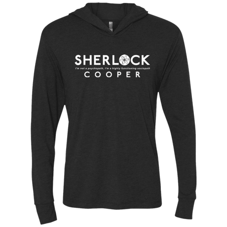 T-Shirts Vintage Black / X-Small Sociopaths Triblend Long Sleeve Hoodie Tee