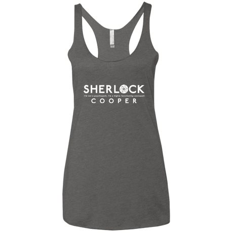 T-Shirts Premium Heather / X-Small Sociopaths Women's Triblend Racerback Tank