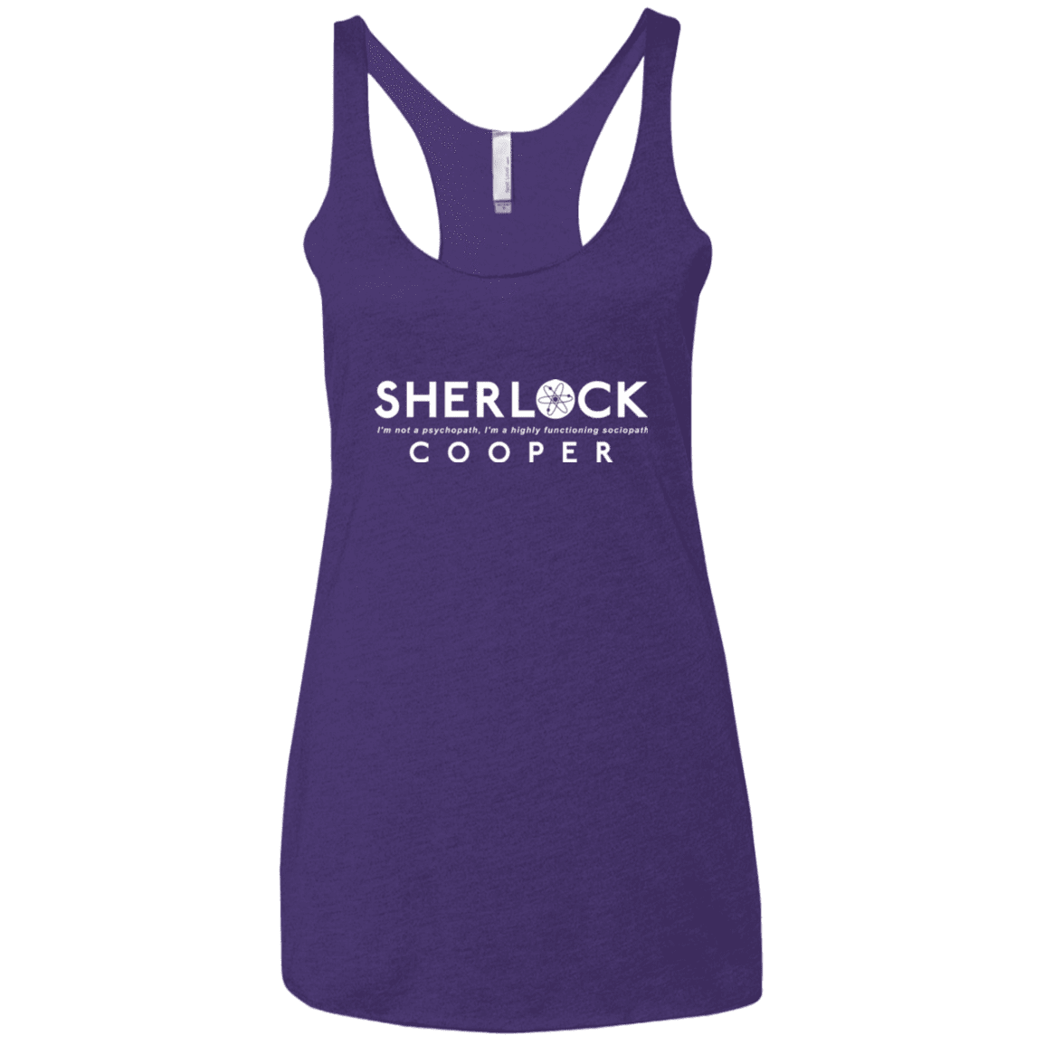 T-Shirts Purple / X-Small Sociopaths Women's Triblend Racerback Tank