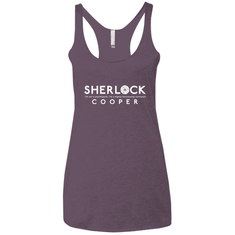 T-Shirts Vintage Purple / X-Small Sociopaths Women's Triblend Racerback Tank