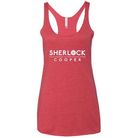 T-Shirts Vintage Red / X-Small Sociopaths Women's Triblend Racerback Tank