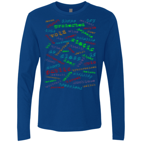 T-Shirts Royal / Small Software Artist Men's Premium Long Sleeve