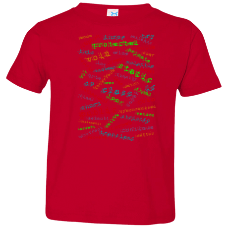 T-Shirts Red / 2T Software Artist Toddler Premium T-Shirt