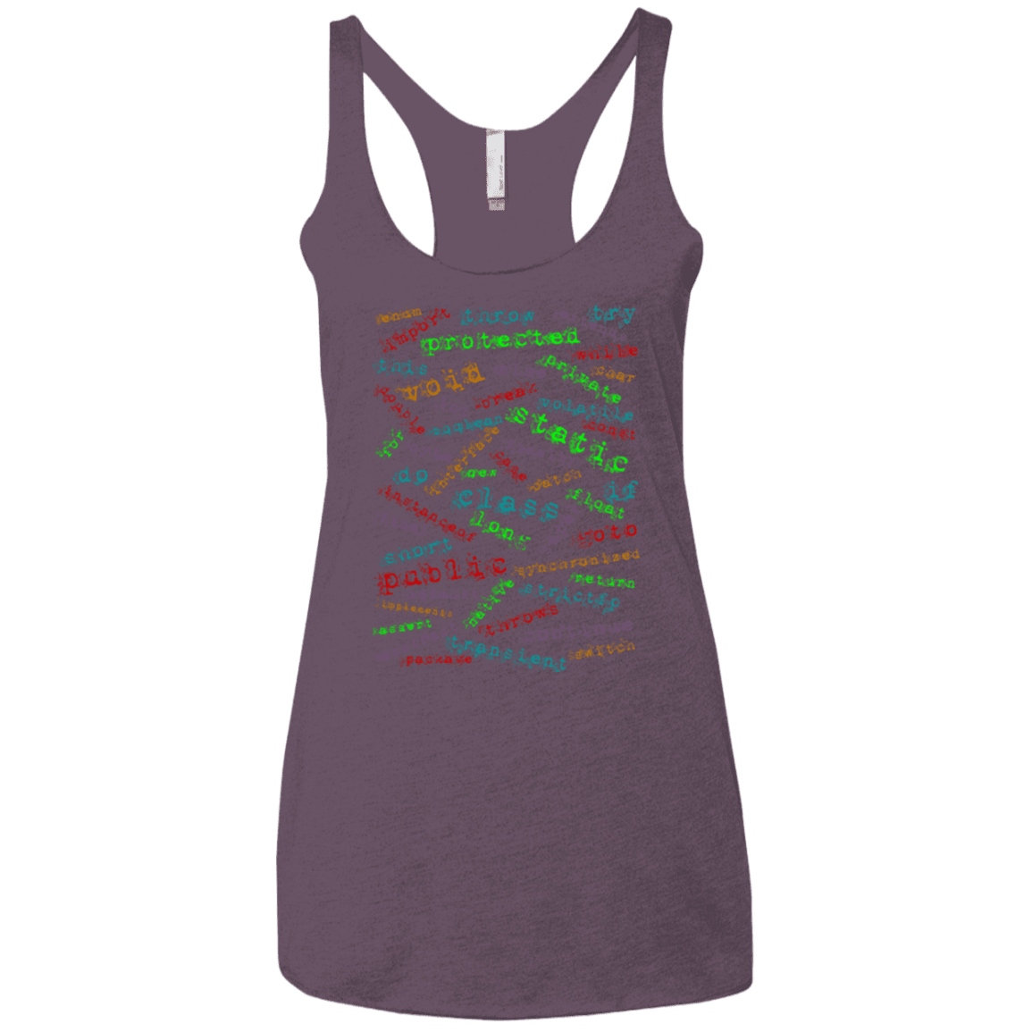 T-Shirts Vintage Purple / X-Small Software Artist Women's Triblend Racerback Tank