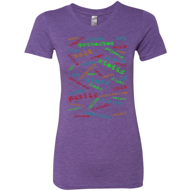 T-Shirts Purple Rush / Small Software Artist Women's Triblend T-Shirt