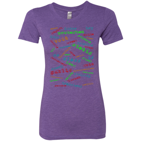 T-Shirts Purple Rush / Small Software Artist Women's Triblend T-Shirt