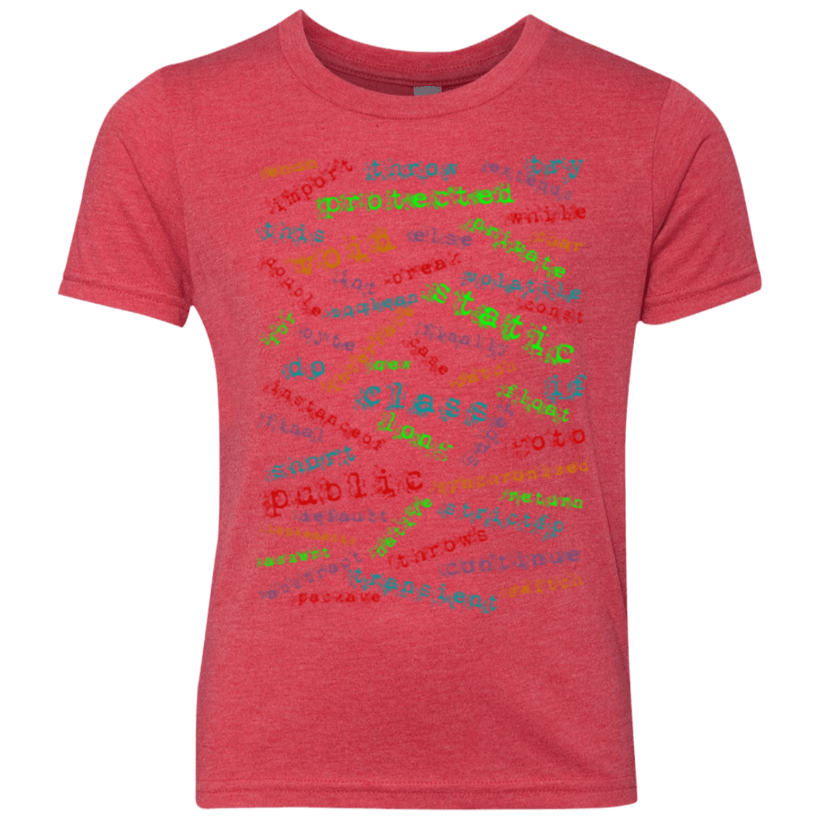 T-Shirts Vintage Red / YXS Software Artist Youth Triblend T-Shirt