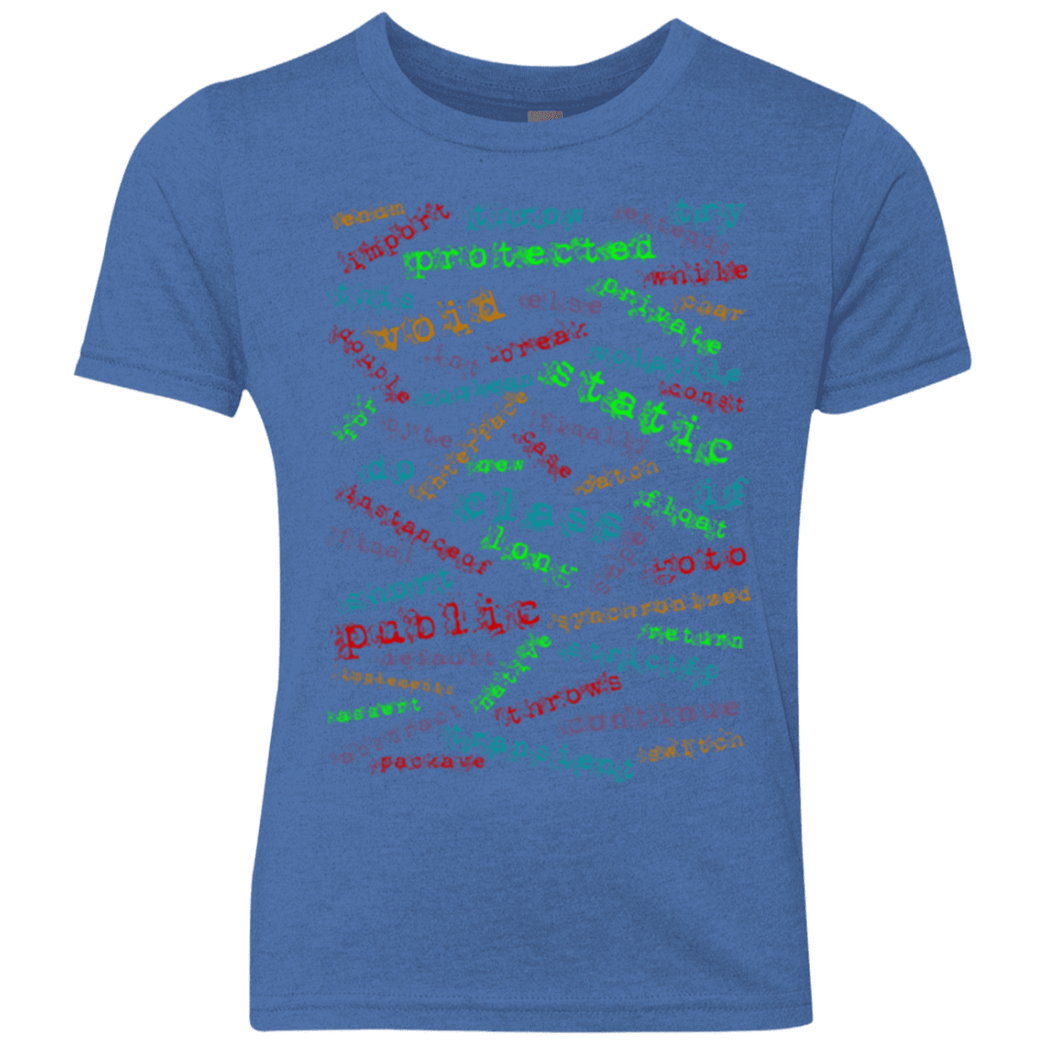 T-Shirts Vintage Royal / YXS Software Artist Youth Triblend T-Shirt